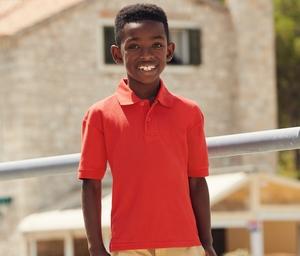 Fruit of the Loom SC3417 - Camisa polo de mangas compridas infantis