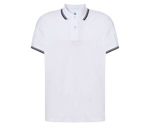 JHK JK205 - Camisa pólo masculina contrastante