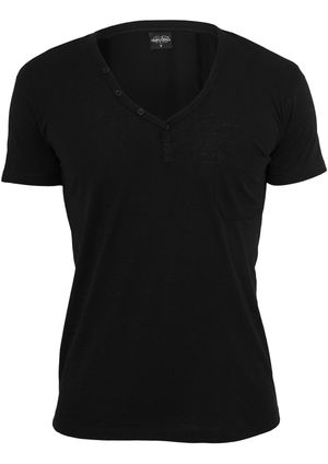 Urban Classics TB491C - Camisola Slub com Decote em V Henley