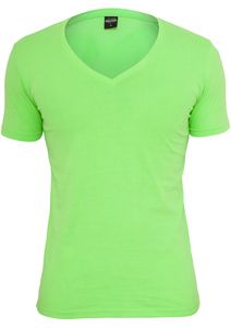 Urban Classics TB381C - T-shirt Neon de Decote em V