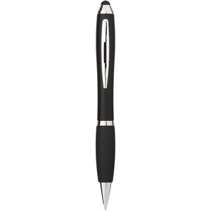 PF Concept 106392 - Esferográfica stylus colorida com pega preta "Nash"