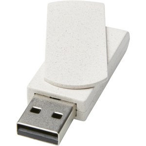 PF Concept 123743 - Pen USB de 4GB em palha de trigo "Rotate"