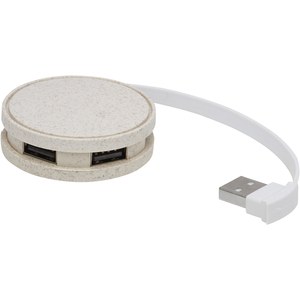 PF Concept 124309 - Hub USB de palha de trigo "Kenzu"