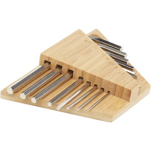STAC 104576 - Conjunto de ferramentas com chaves sextavadas em bamboo "Allen"